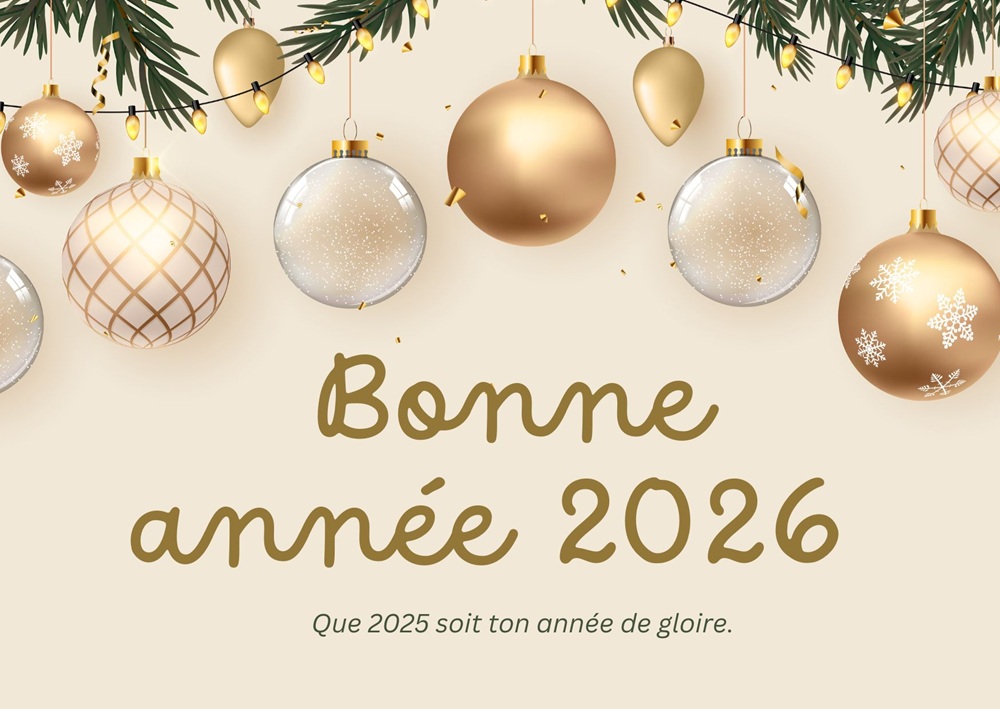 Message de Vœux 2026